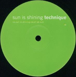 Technique : Sun Is Shining (2x12", Promo)