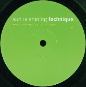 Technique : Sun Is Shining (2x12", Promo)