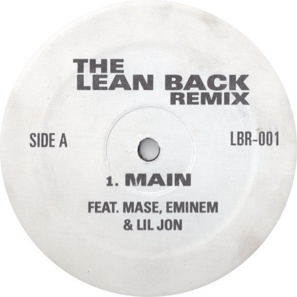 Terror Squad Feat. Mase, Eminem & Lil' Jon : The Lean Back Remix (12", Unofficial)