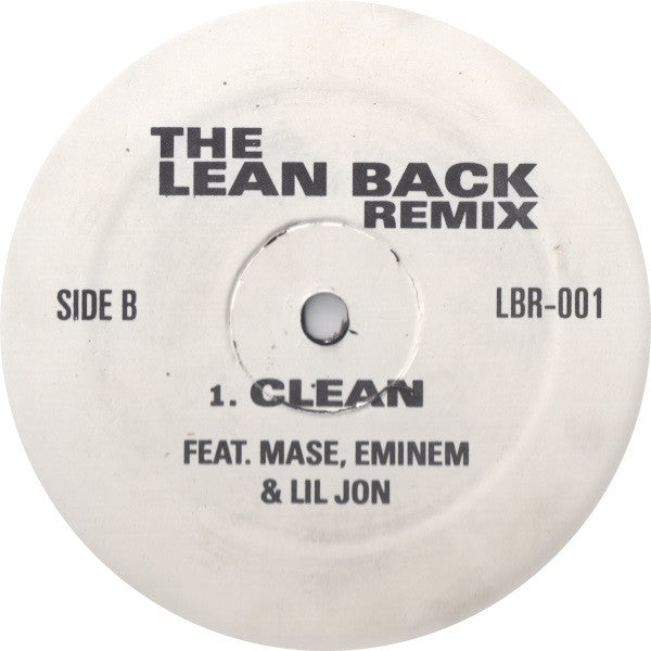 Terror Squad Feat. Mase, Eminem & Lil' Jon : The Lean Back Remix (12", Unofficial)