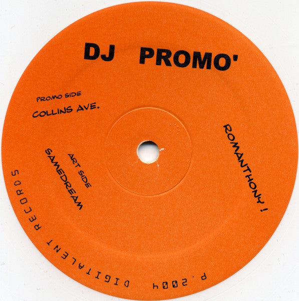 Romanthony : Collins Ave. / Samedream (12", Promo, Whi)