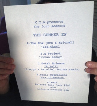 Various : Four Seasons. Summer EP (2x12", EP, Promo, W/Lbl)