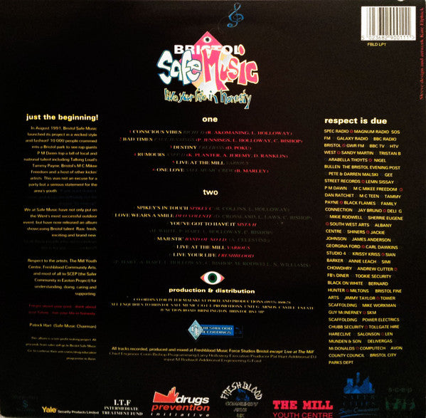 Various : Bristol Safe Music - The Album (LP)