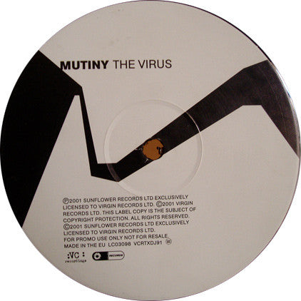 Mutiny : The Virus (Urban Takeover Remix) (12", S/Sided, Promo)