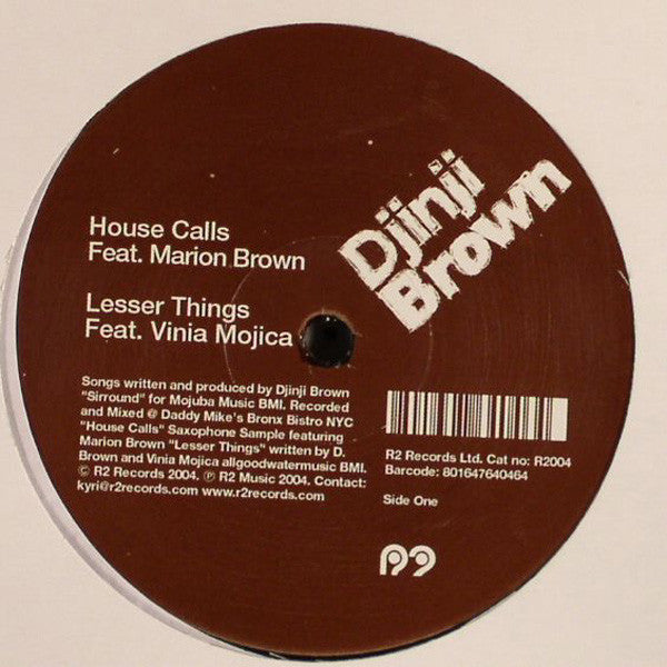 Djinji Brown : Djinji Brown EP (12")