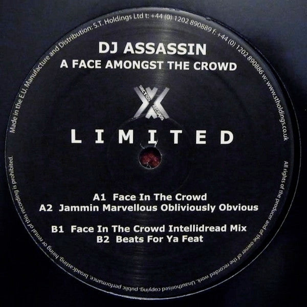 DJ Assassin : A Face Amongst The Crowd (12", Ltd, RE)