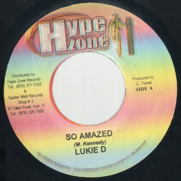 Lukie D : So Amazed (7")