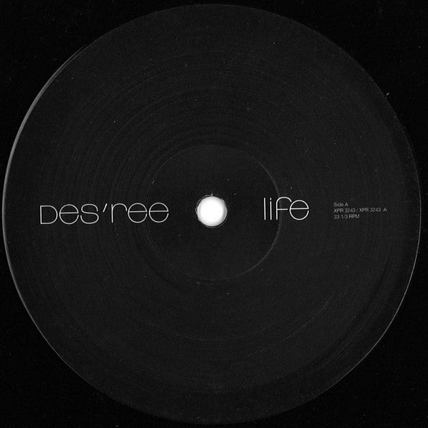 Des'ree : Life - The CJ Mackintosh Mixes (12", Promo)
