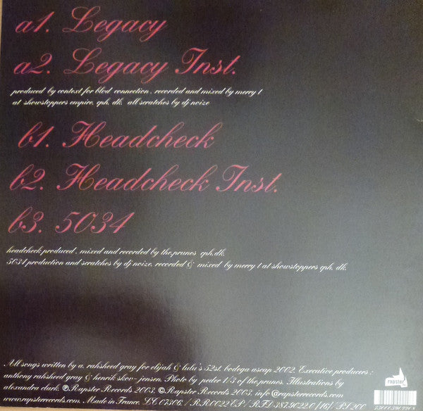 Maylay Sparks : Legacy (12")