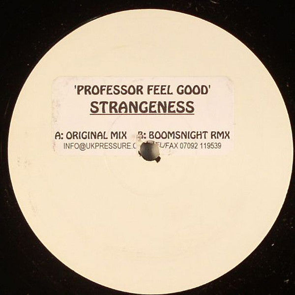 Professor Feel Good : Strangeness (12", W/Lbl, Sti)