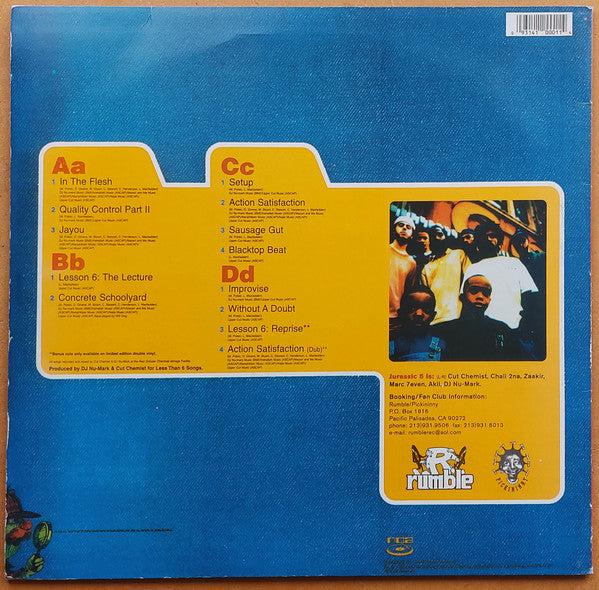 Jurassic 5 : Jurassic 5 EP (2x12", EP, Ltd)