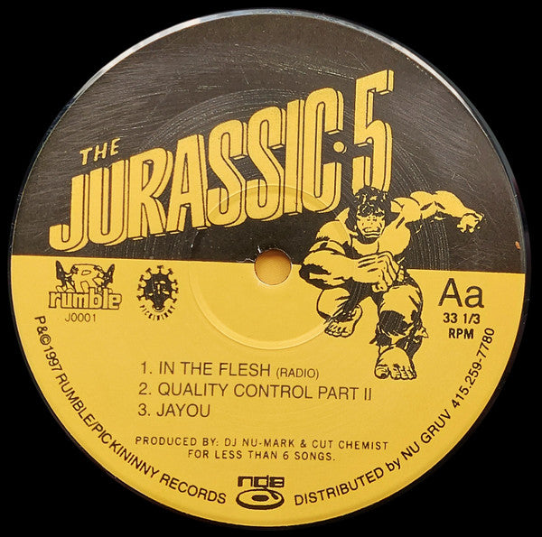 Jurassic 5 : Jurassic 5 EP (2x12", EP, Ltd)