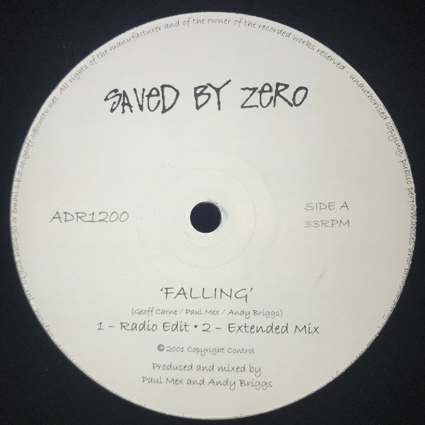 Saved By Zero : Falling (12")