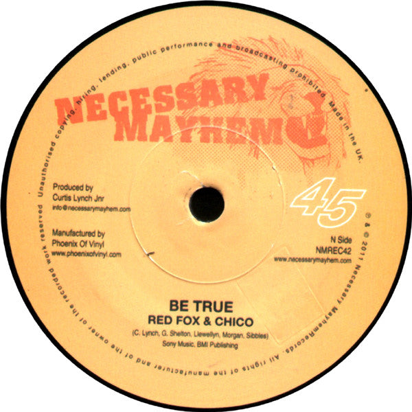 Red Fox (2) & Chico (2) / Mr Williamz : Be True / Set The Standard (7")