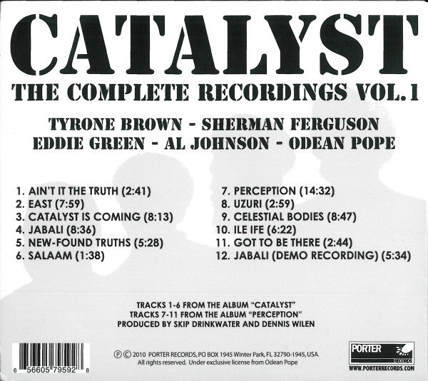 Catalyst (4) : The Complete Recordings Vol. 1 (CD, Comp, Dig)