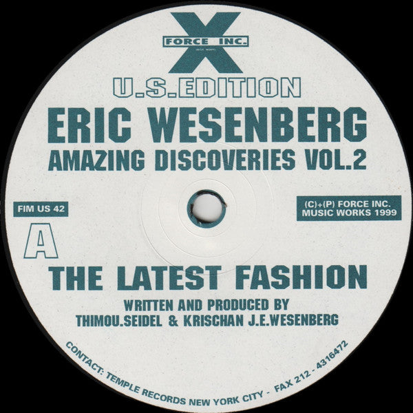Eric Wesenberg* : Amazing Discoveries Vol.2 (12")