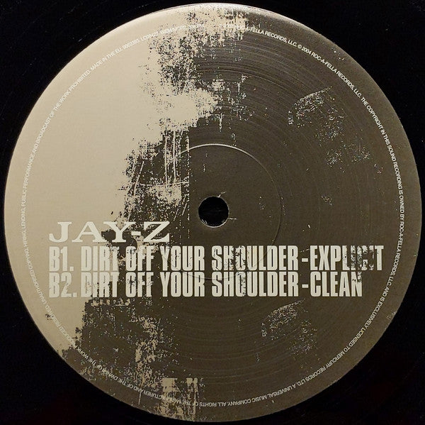 Jay-Z : 99 Problems / Dirt Off Your Shoulder (12")