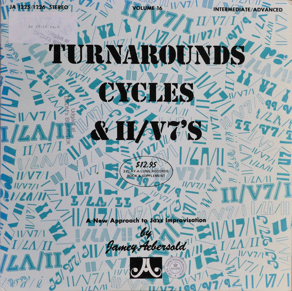 Jamey Aebersold : Turnarounds, Cycles & II/V7's (2xLP, Album)