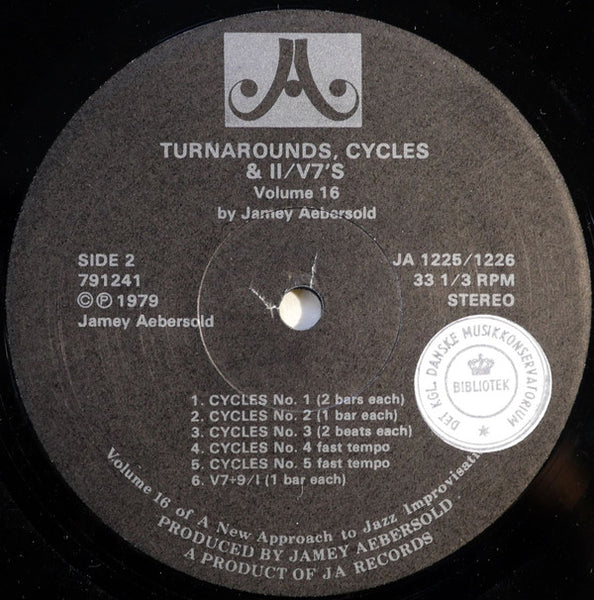 Jamey Aebersold : Turnarounds, Cycles & II/V7's (2xLP, Album)