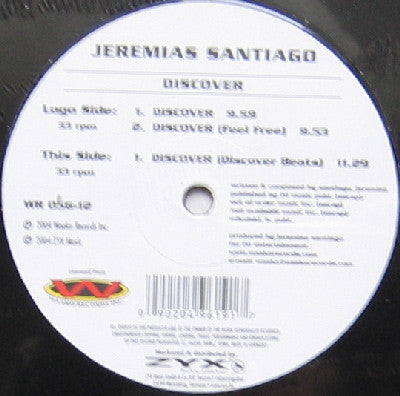 Jeremias Santiago : Discover (12")