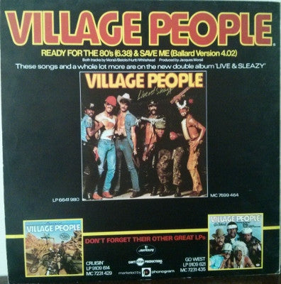 Village People : Ready For The 80's (12")