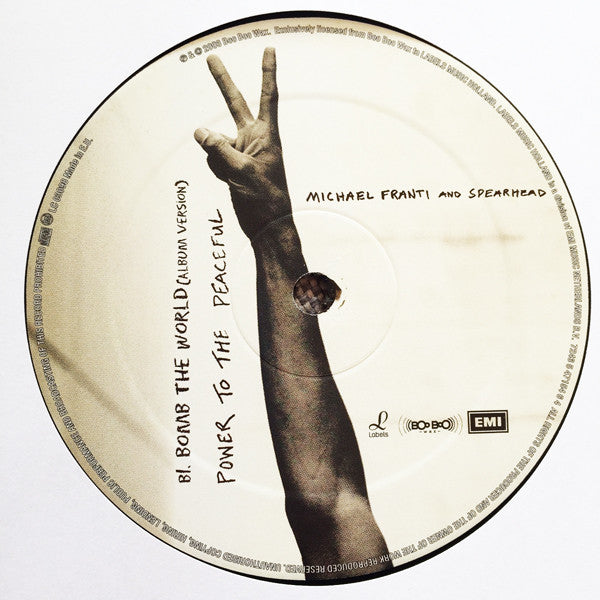 Michael Franti And Spearhead : Bomb The World (Power to The Peaceful) (12")