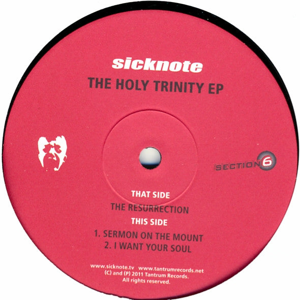 Sicknote (3) : The Holy Trinity EP (12", EP)