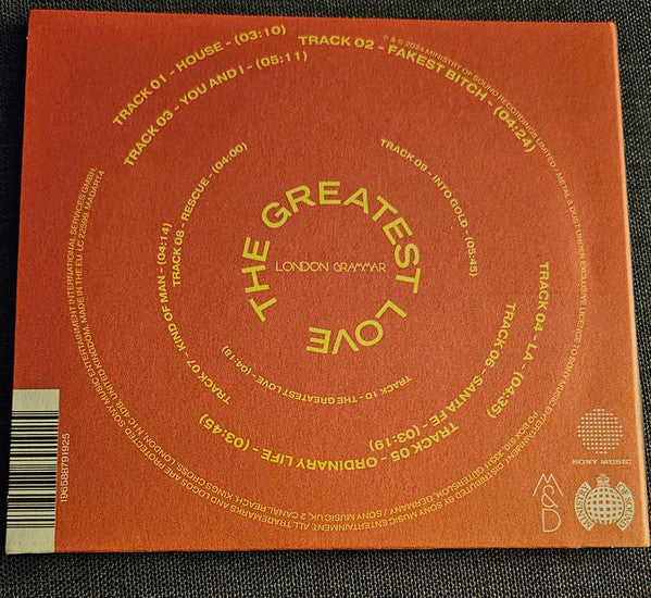 London Grammar : The Greatest Love (CD)
