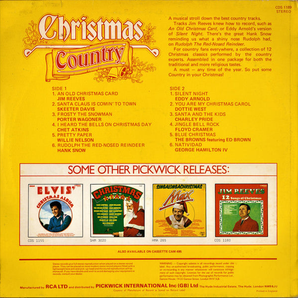 Various : Christmas Country (LP, Comp)