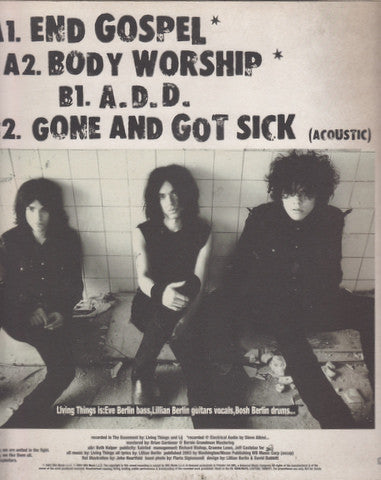 Living Things : The Blackout Generation (10", Promo)