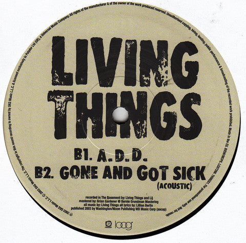 Living Things : The Blackout Generation (10", Promo)