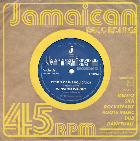 Winston Wright : Return Of The Liquidator (7", RE)