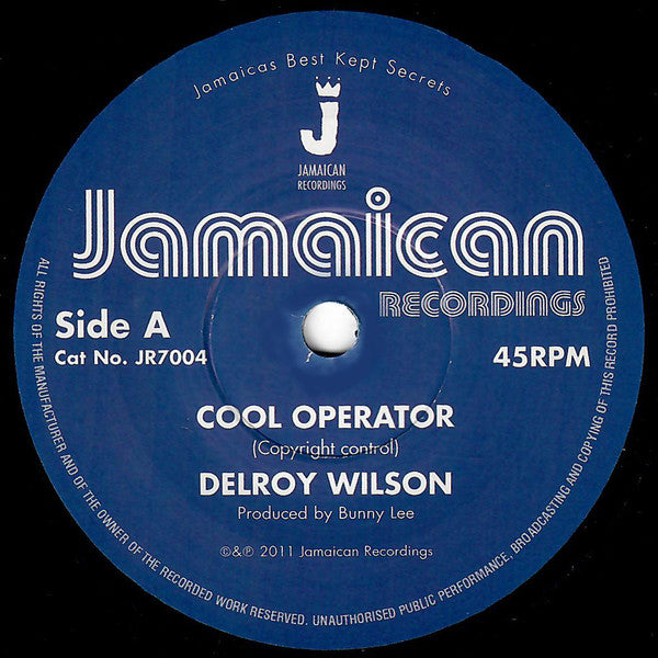 Delroy Wilson : Cool Operator (7")
