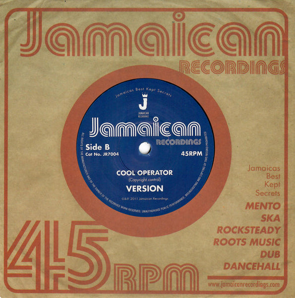 Delroy Wilson : Cool Operator (7")