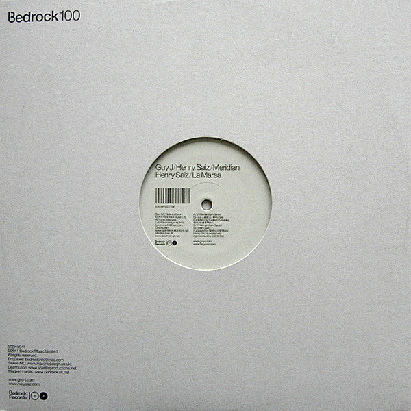 Guy J & Henry Saiz : Meridian / La Marea (12")