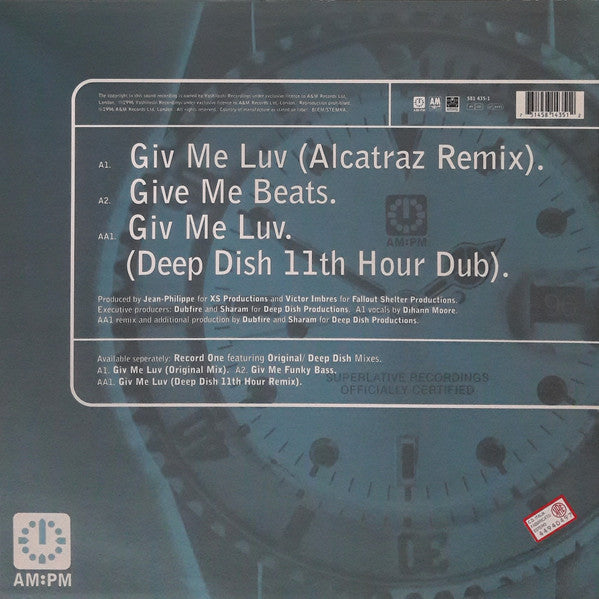 Alcatraz : Giv Me Luv (Alcatraz / Deep Dish Mixes) 2/2 (12", Rec)