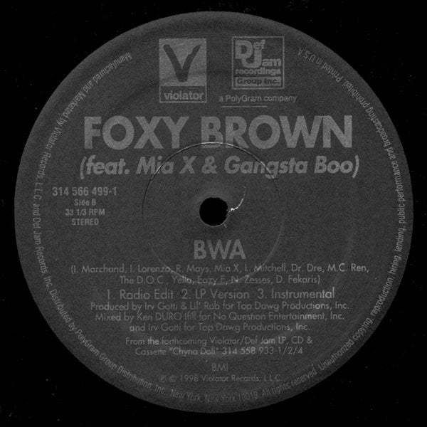 Foxy Brown : Hot Spot (12", Single)