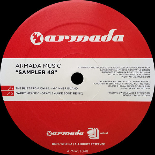 Various : Armada Music Sampler 48 (12", Smplr)