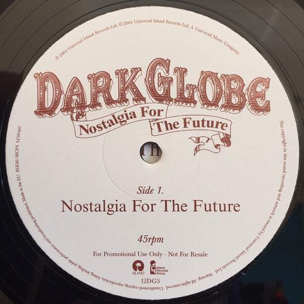 Dark Globe : Nostalgia For The Future (12", Promo)