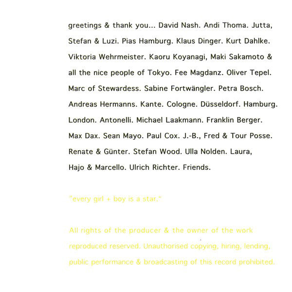 Kreidler : Appearance And The Park (CD, Album)