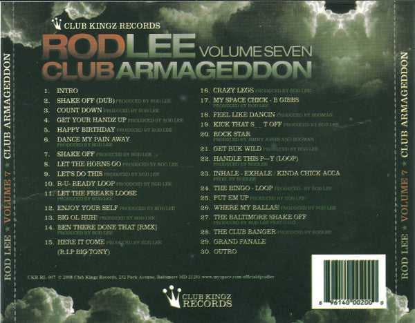 Rod Lee* : Volume 7: Club Armageddon (CD, Album)