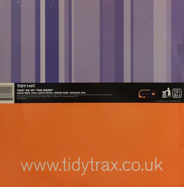 Tony De Vit : The Dawn (12")