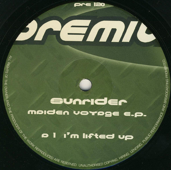 Sunrider : Maiden Voyage E.P. (12", EP)