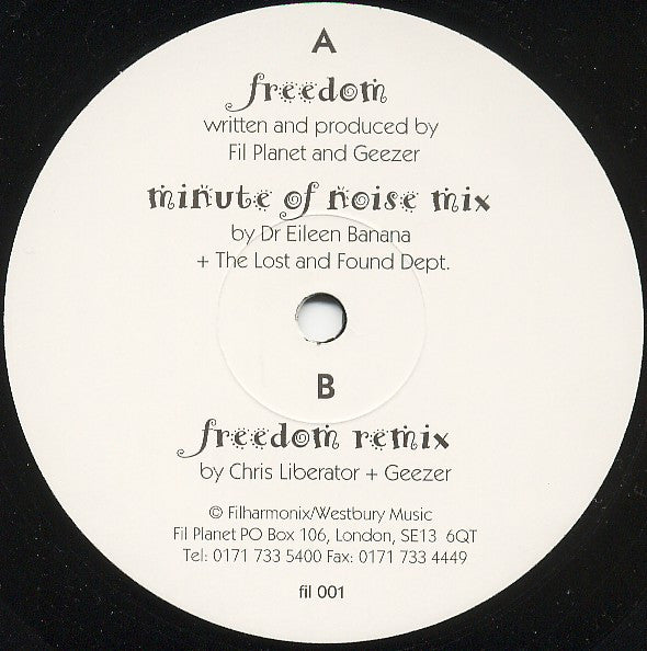Fil* : Freedom (12")