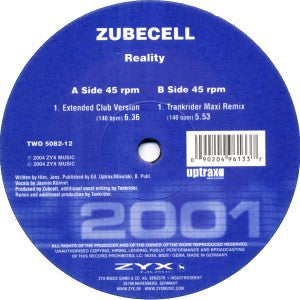 Zubecell* : Reality (12")