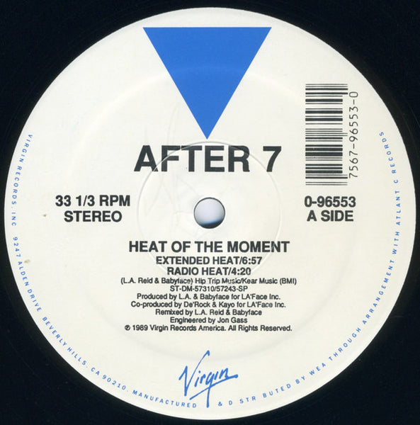 After 7 : Heat Of The Moment (12")
