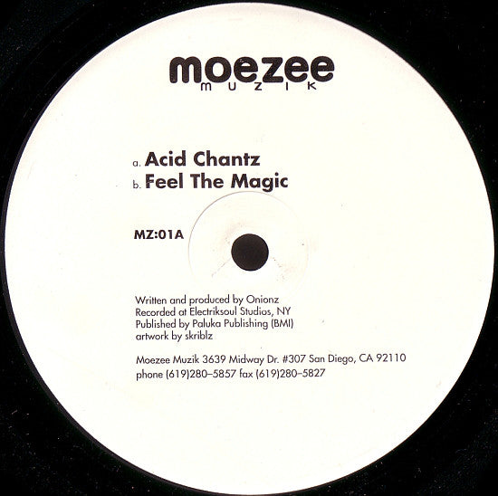 Onionz : Acid Chantz / Feel The Magic (12")