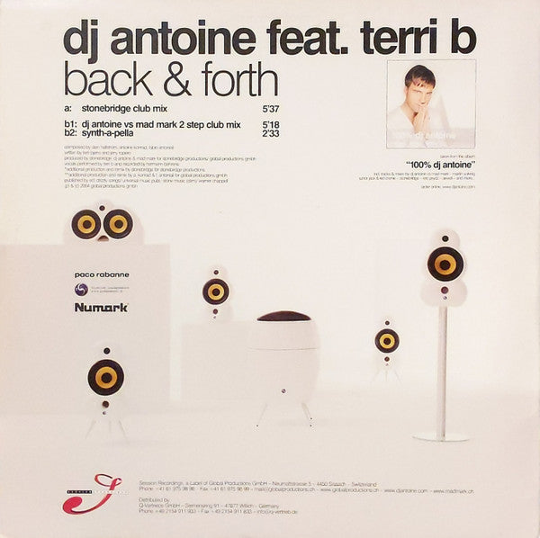 DJ Antoine Feat. Terri B* : Back & Forth (12")