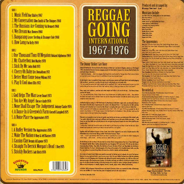 Various : Reggae Going International 1967-1976: 22 Hits From Bunny 'Striker' Lee (2xLP, Comp)