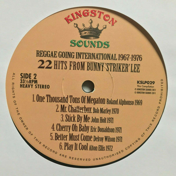 Various : Reggae Going International 1967-1976: 22 Hits From Bunny 'Striker' Lee (2xLP, Comp)